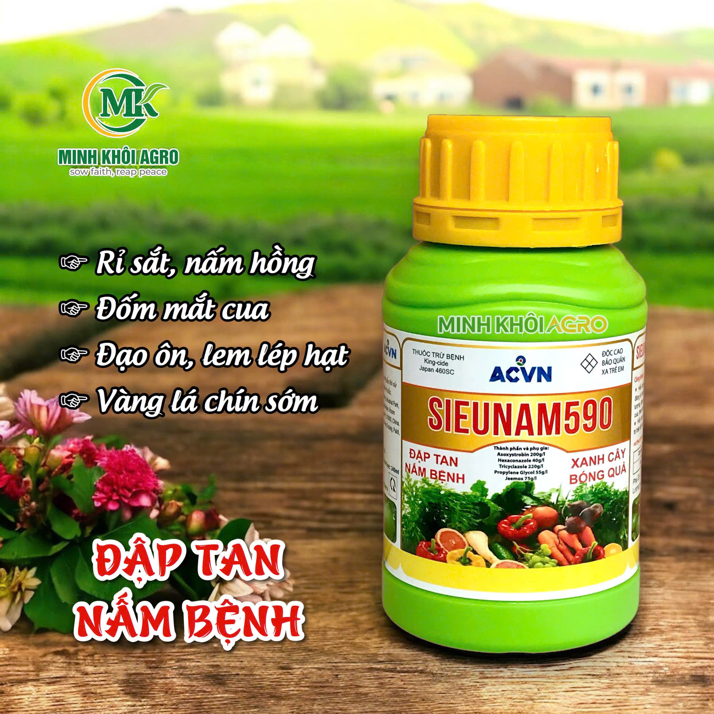 Thuốc trừ bệnh Sieunam 590 - Chai 240ml